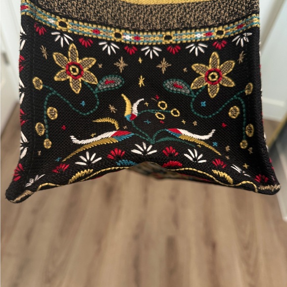 Christian Dior Multicolor Embroidered Tote - Picture 6 of 9